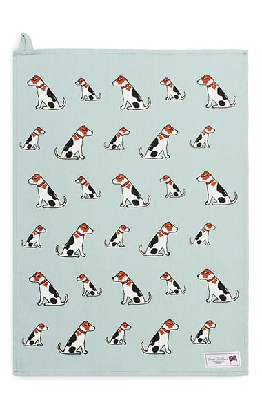 Organic Cotton Dog Tea Towel