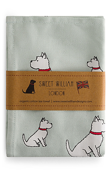 Organic Cotton Dog Tea Towel