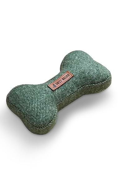 Tweed Dog Bone Toy