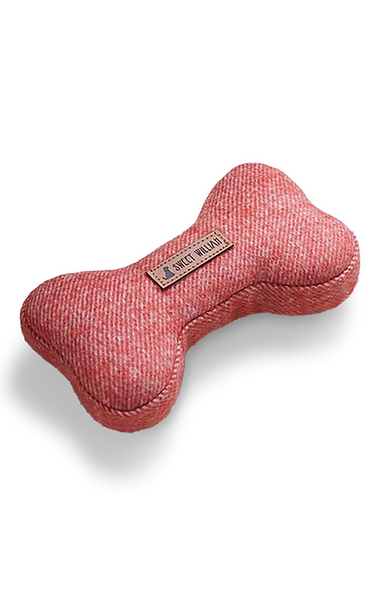 Tweed Dog Bone Toy