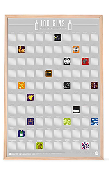 Bucket List Scratch Poster