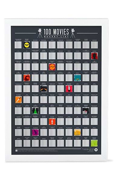 Bucket List Scratch Poster
