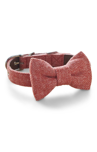 Elegant Tweed Dog Bow Tie