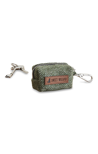 Tweed Dog Poo Bag Holder