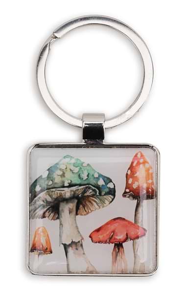 Mushroom Keychain