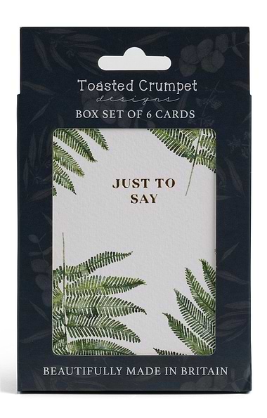 Toasted Crumpet Set of 6 Boxed Cards
