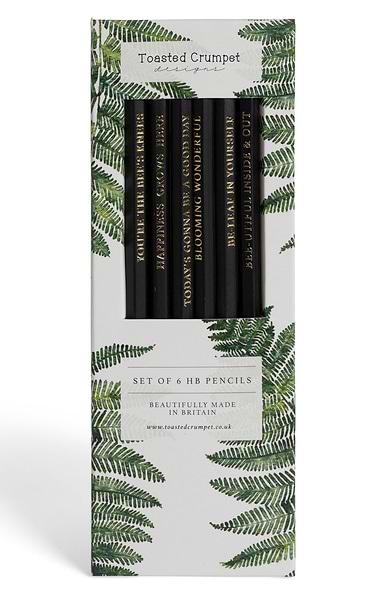Toasted Crumpet Set of 6 Pencils