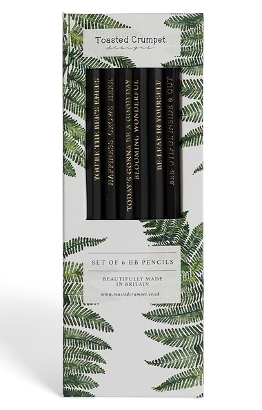 Toasted Crumpet Set of 6 Pencils