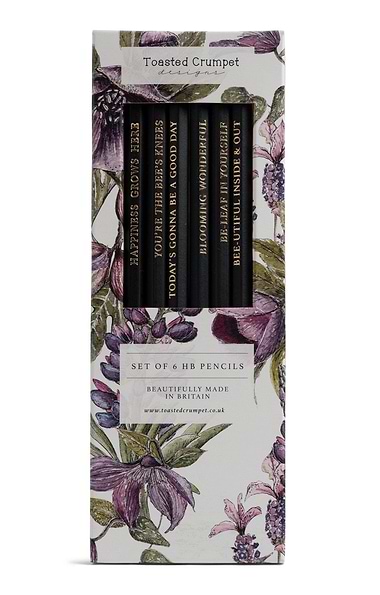 Toasted Crumpet Set of 6 Pencils
