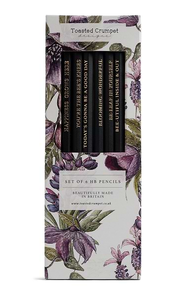 Toasted Crumpet Set of 6 Pencils