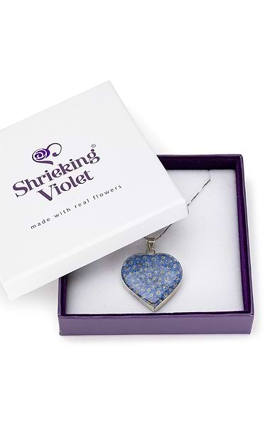 Shrieking Violet Large Heart Pendant
