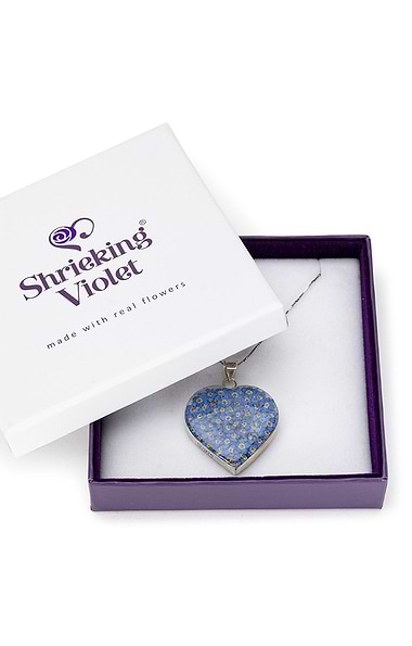 Shrieking Violet Large Heart Pendant
