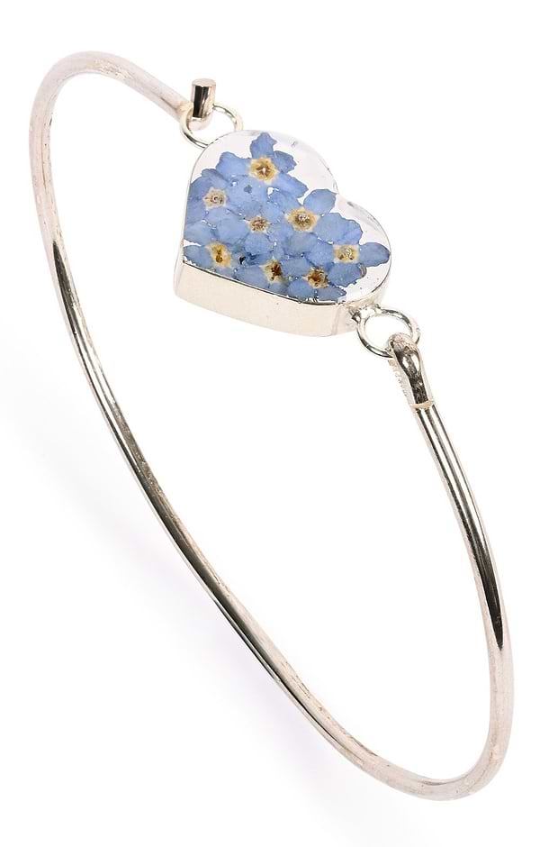 Shrieking Violet Heart Bangle