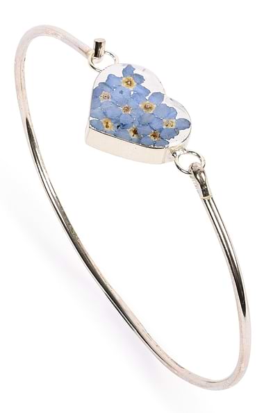 Shrieking Violet Heart Bangle