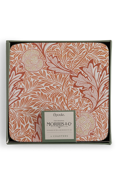 Set of Six Morris & Co Coasters