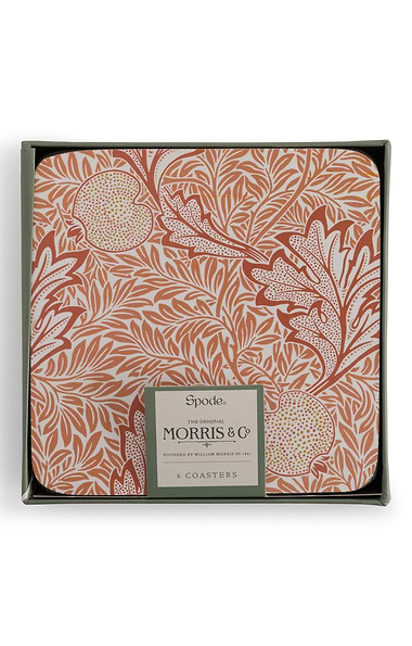 Set of Six Morris & Co Coasters