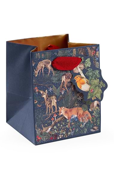 Small Square Christmas Gift Bag