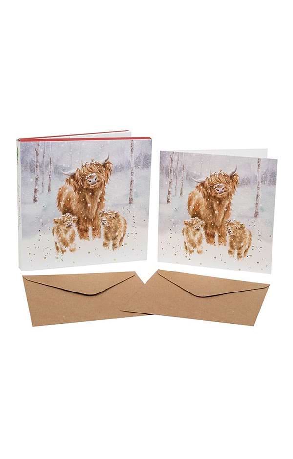 Festive Animal Christmas 8-Card Pack