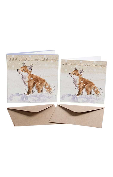 Festive Animal Christmas 8-Card Pack