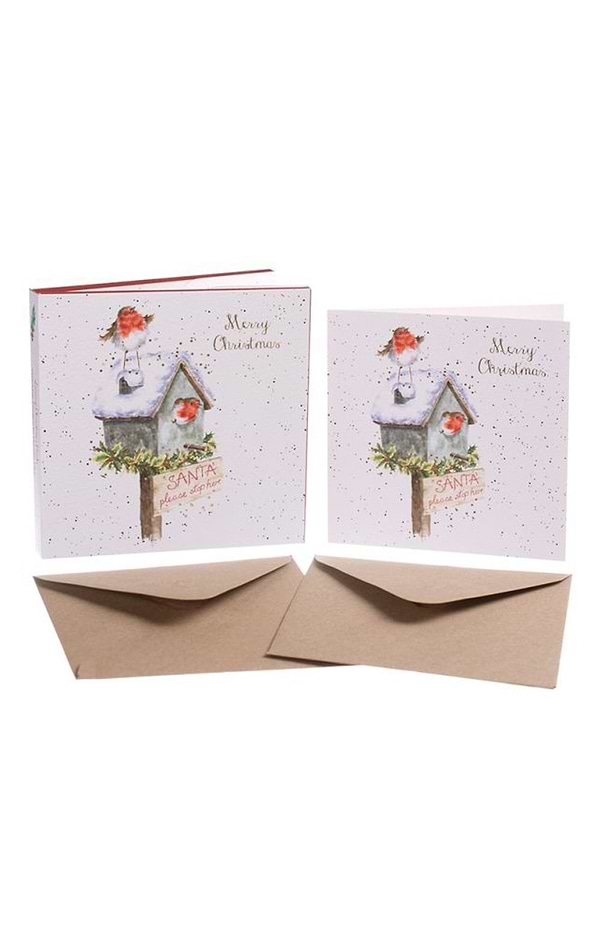 Festive Animal Christmas 8-Card Pack