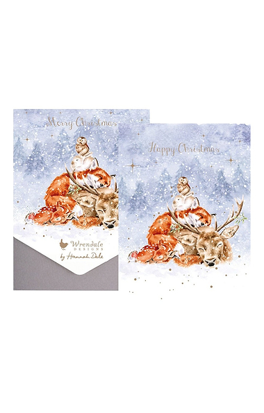 Woodland Animal Christmas 8-Card Pack
