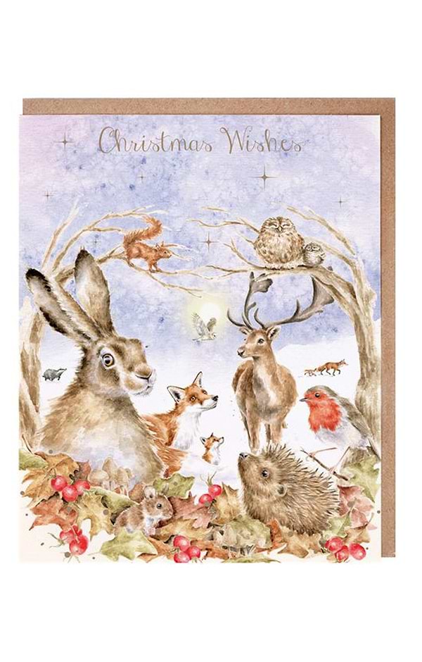 Woodland Animal Christmas 8-Card Pack