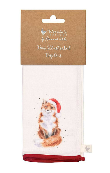 Set of Four Christmas Napkins