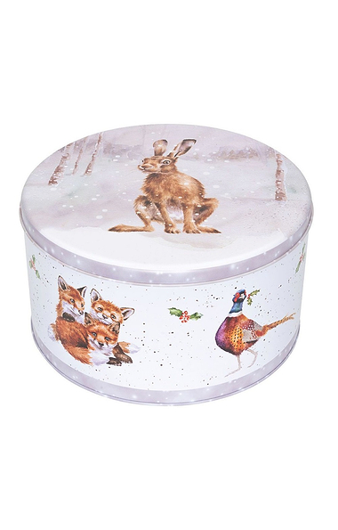 Christmas Round Tin
