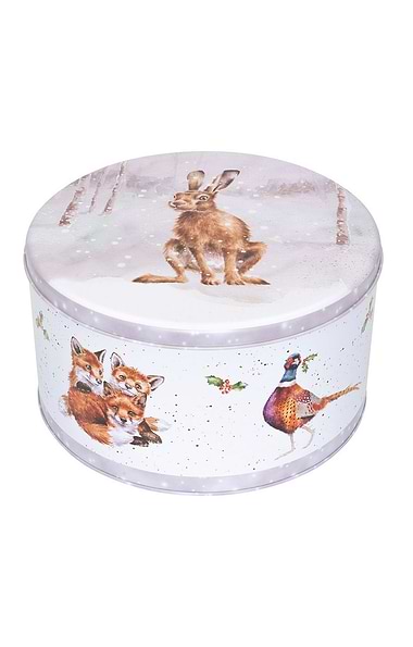 Christmas Round Tin