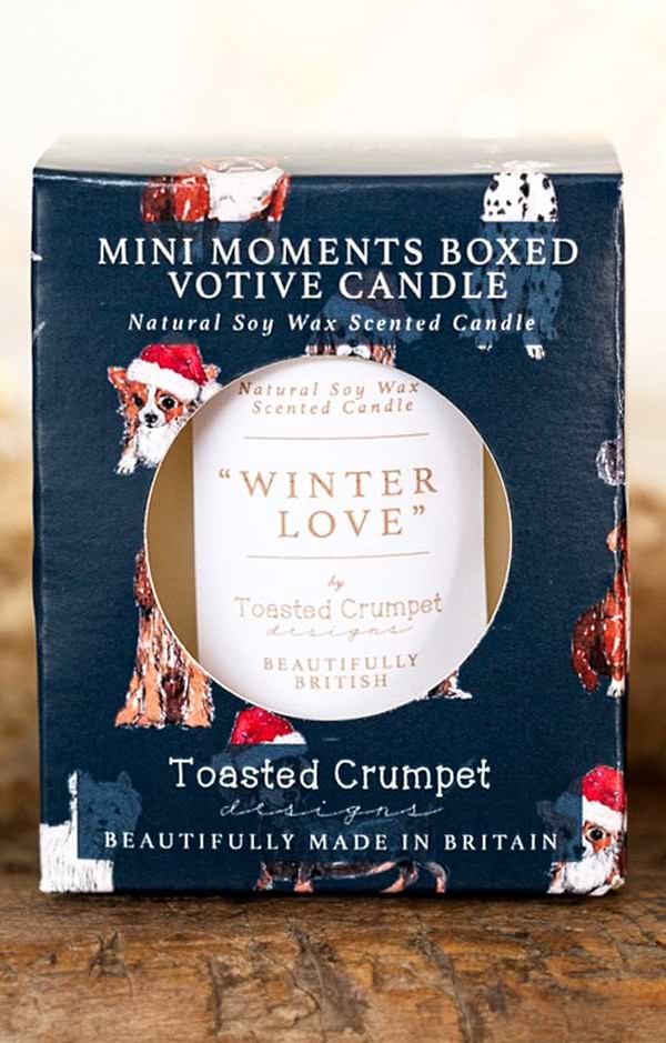 Toasted Crumpet Christmas Mini Votive Boxed Candle