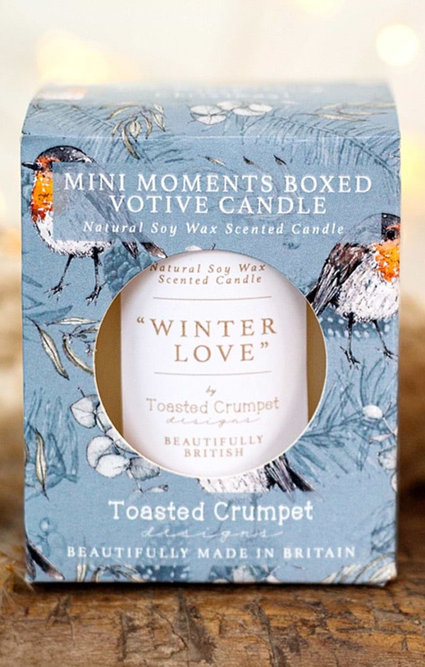 Toasted Crumpet Christmas Mini Votive Boxed Candle