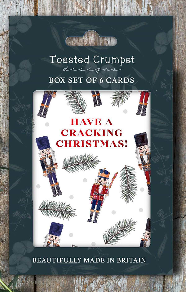 Toasted Crumpet Set of Six Christmas Cards