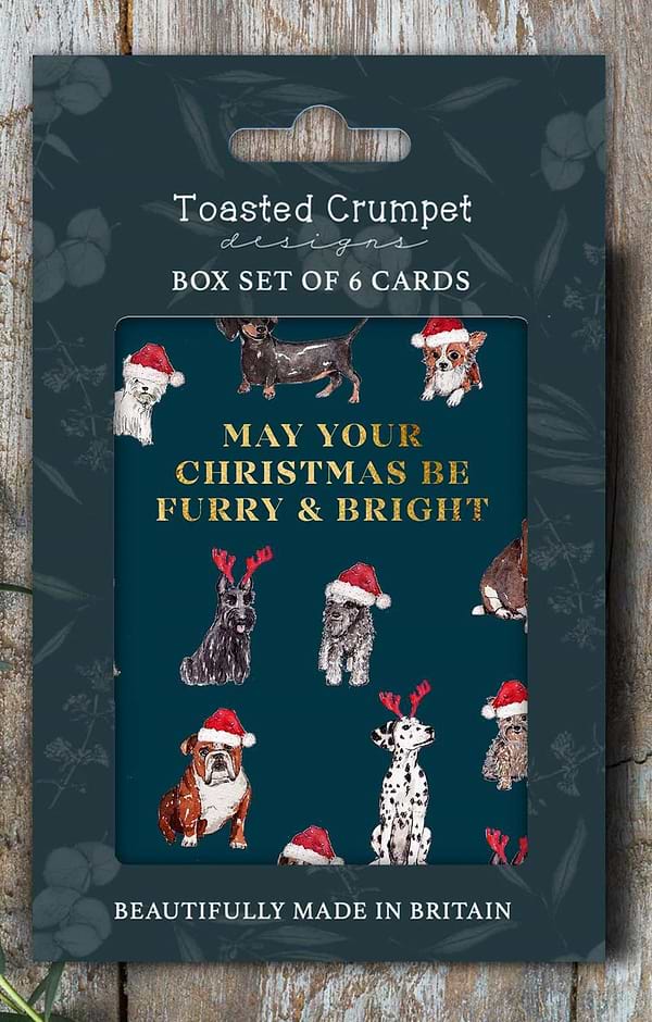 Toasted Crumpet Set of Six Christmas Cards