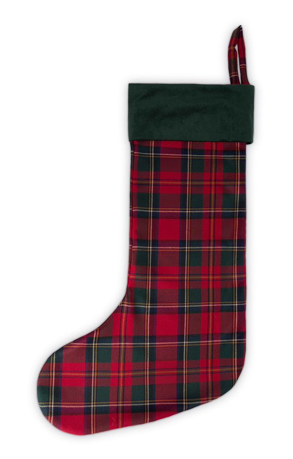 House of Bruar Plaid Christmas Stocking