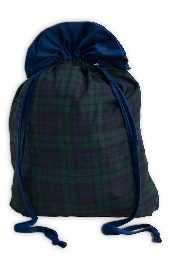 House of Bruar Plaid Christmas Sack
