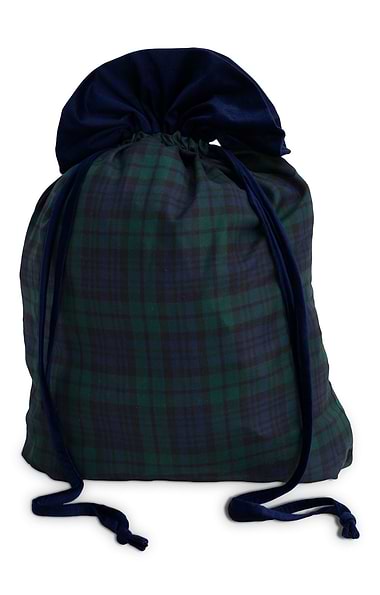 House of Bruar Plaid Christmas Sack