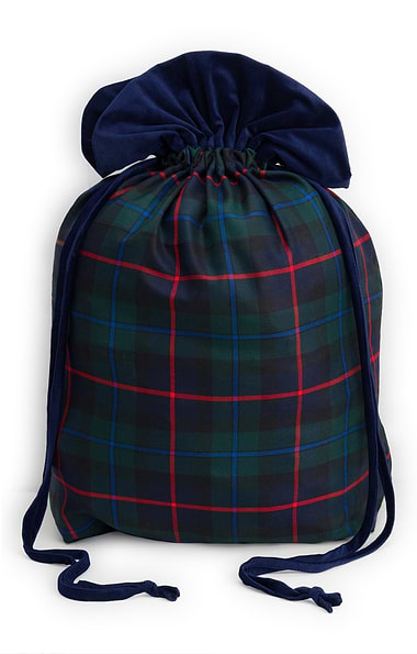 House of Bruar Plaid Christmas Sack