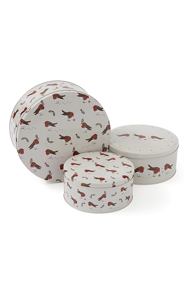 Cooksmart Robins Retreat Set Of Three Cake Tins