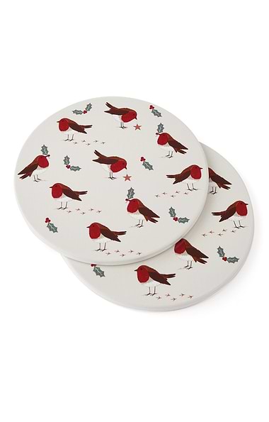 Cooksmart Robins Retreat Set Of Two Trivets
