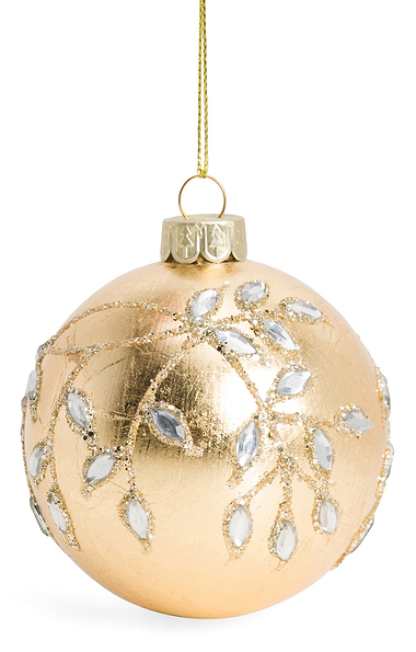 Glass Festive Christmas Bauble