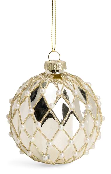 Glass Festive Christmas Bauble
