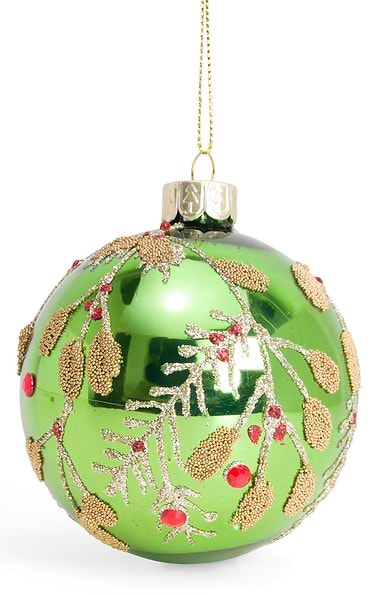 Glass Festive Christmas Bauble