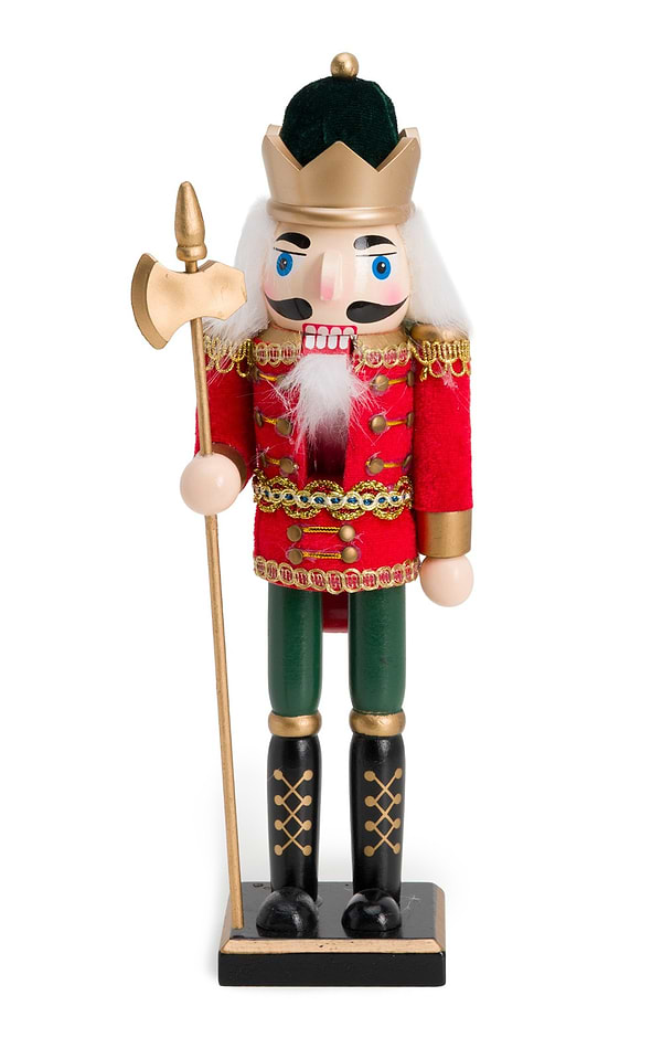 Traditional Wooden Nutcracker Ornament