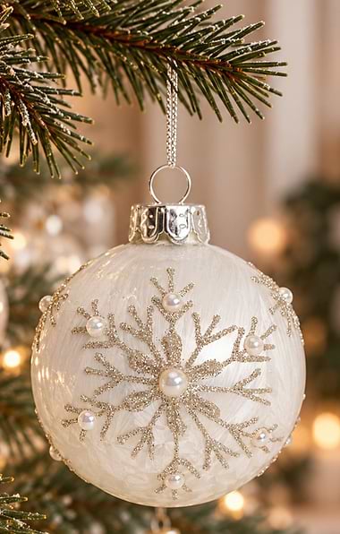 Nordic Snowflake Christmas Accessories