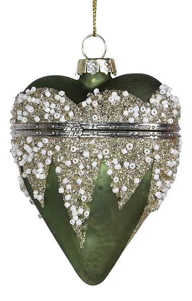 Openable Heart Christmas Bauble