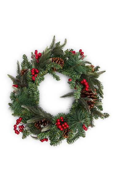Faux Foliage 60cm Wreath