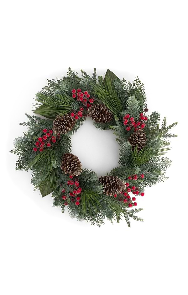Faux Etton 61cm Wreath