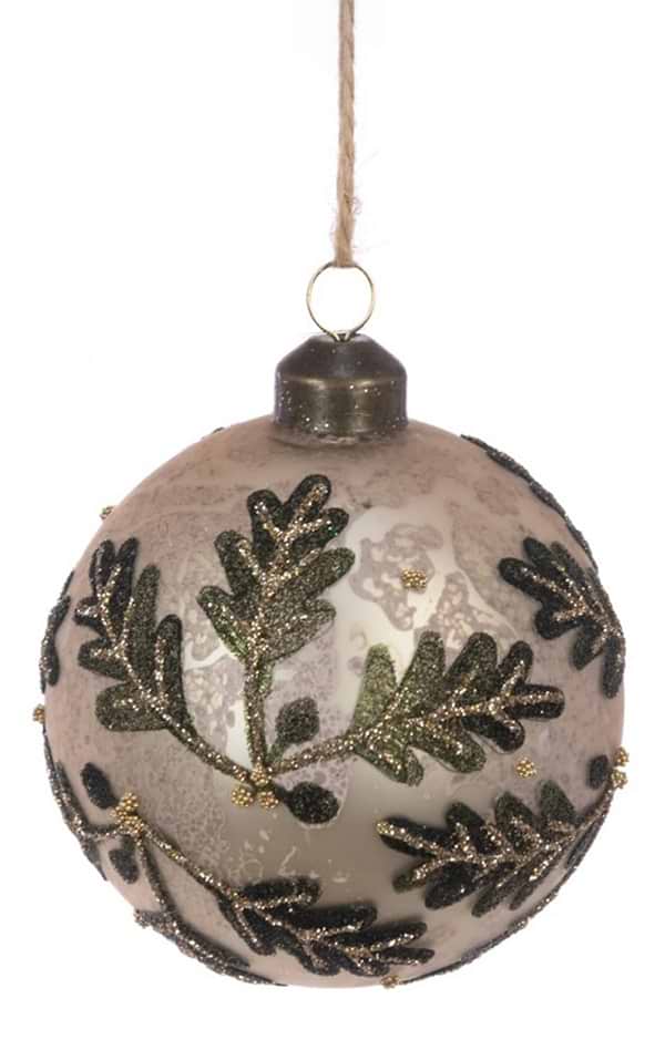 8cm Glass Bauble