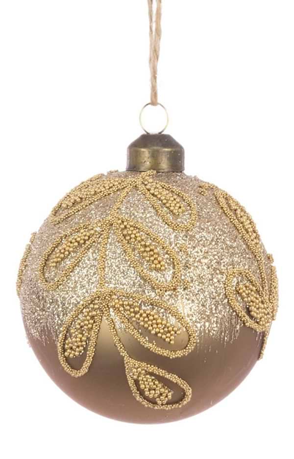 8cm Glass Bauble