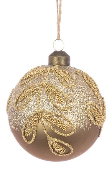 8cm Glass Bauble